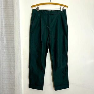 COS Women’s 4 Cotton Nylon Pleated Cuffed Ankle Trousers